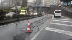 La red viaria se deshace bajo las borrascas