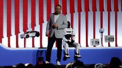 Cristiano Amon, presidente de Qualcomm, durante la conferencia inaugural de Computex 2026 en Taip�i (Taiw�n).