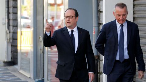 Primera vuelta de las elecciones presidenciales de Francia. El actual presidente franc�s, Francois Hollande