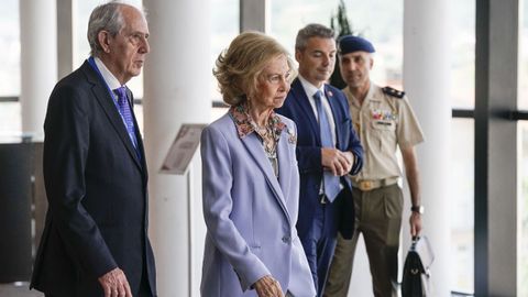 La reina Sofía preside el acto de clausura del Congreso de los Bancos de Alimentos.