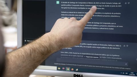 Imagen de ChatGPT, que dice que Sindo Guinarte es el alcalde de Santiago desde junio del 2021