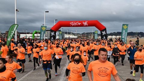Las carreras Galb�n contra el c�ncer infantil en Asturias