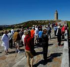 Turistas en la torre. 
