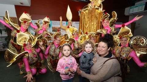 Encendido de las luces navideas en Boiro.