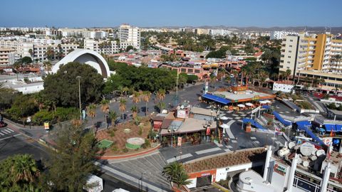 Zona pr�xima a la playa del Ingl�s, donde se alojaba el inmigrante