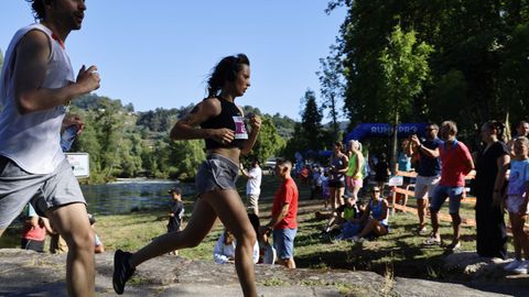Leiro celebra 41 historias de su carrera popular.La zona de O Salgueiral fue el eje de la clsica de O Ribeiro