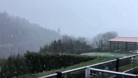 Nieva en Cabranes