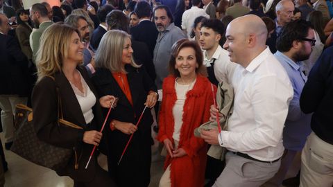 Ángeles Ríos (Orona), Teresa Suárez Agrasar (Colegio de Administradores de Fincas de Galicia), Teresa Ferreiro Castro (Colegio de Administradores de Fincas de Galicia, César Díaz Ares (Orona).