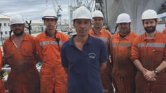 Seis de los ocho tripulantes que remolcan el �Pr�ncipe de Asturias� hacia Turqu�a son gallegos