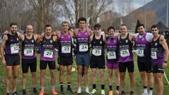Equipo absoluto del CCA Atletismo Ría de Foz que competirá este domingo en Atapuerca (Burgos) en el Campeonato de España de cros