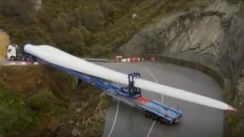 Traslado de pala e�lica