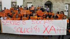 Protesta de los trabajadores en una imagen de archivo