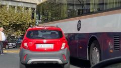 Accidente en la rotonda del Diapas�n