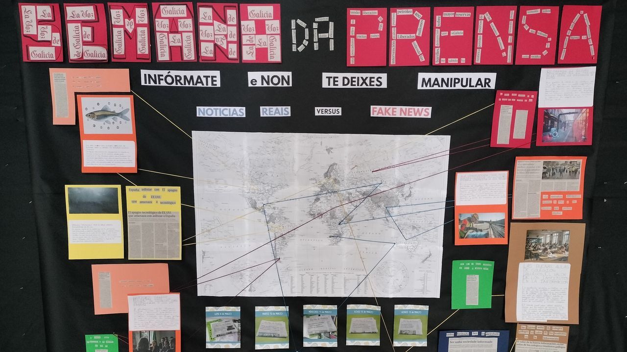 Un proyecto que alerta sobre las noticias falsas gana el certamen del mejor mural