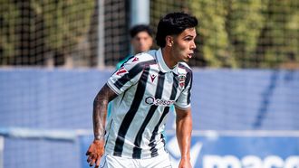 Hugo Sotelo, durante su debut con el Levante, donde est� cedido por el Celta.