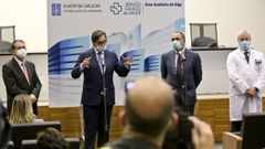 Illa visita el Hospital �lvaro Cunqueiro