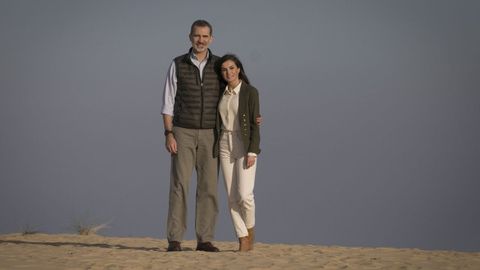 Felipe VI y Letzia en una visita al Parque Nacional de Doana