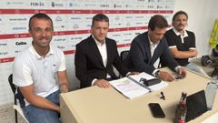 Presentaci�n de la campa�a de abonados, presidida por David Garc�a, el director general del club