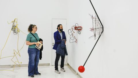 La exposici�n de Gonzalo Eiriz se inaugur� la semana pasada en el centro cultural de la Diputaci�n.