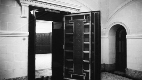 Caja fuerte del Banco Pastor.