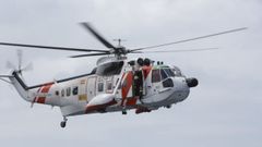 As� fue el rescate de un percebeiro en los acantilados de Cedeira