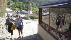 Visitantes en San Andr�s, a mediados del mes de julio