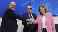 Manuel Reigosa, Jos� Manuel Baltar y Elena Rivo