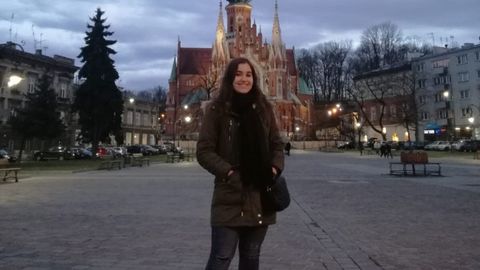 Andrea Avello, estudiante Erasmus en Repblica Checa