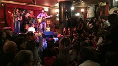 Los Plutones, en un momento de la actuaci�n