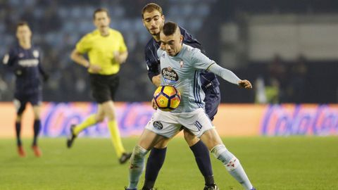 Celta-M�laga (3-1) de Primera el 8 de enero del 2017.