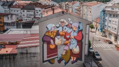 Mural realizado con motivo do Delas Fest celebrado o pasado ano en Negreira, que este ver�n ter� unha nova edici�n