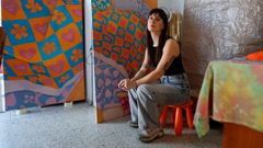 Ana Pavn, artista plstica malaguea, ganadora del Certamen de Artes Plsticas para nuevos creadores organizado por la diputacin provincial