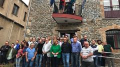 Concentraci�n en Riosa para condenar las amenazas a los concejales de IU