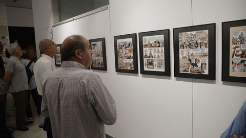 Acto inaugural de la muestra �Vi�etas con memoria social II. La guerra civil de Paul Preston�.