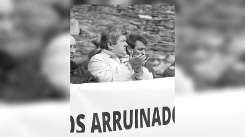David tena un papel activo en Agromuralla y transportaba forraje desinteresadamente a los afectados por los incendios