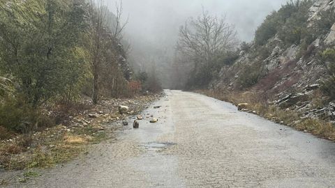 Estado de laantigua pista minera