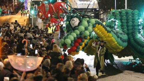 La cabalgata de Reyes de Vigo, el ao pasado