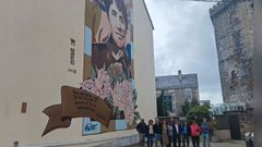 El mural est� al lado del Parador de Turismo, en pleno centro de la localidad