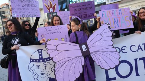 Manifestaci�n del 8M en Vilagarc�a