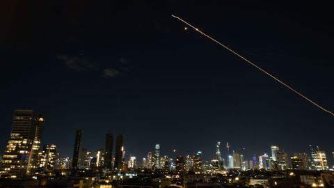 Tel Aviv, en Israel, la pasada madrugada