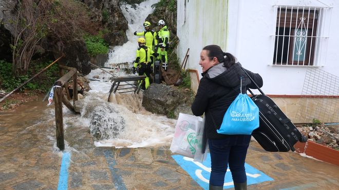Inundaciones en Ubrique (C&aacute;diz)