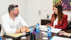 Emilio Pazos con Mar�a Jos� G�mez.