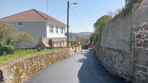 Avance las obras de Borreiros, en Xavi�a, Camari�as 