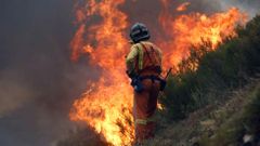 Incendios en Asturias. Archivo