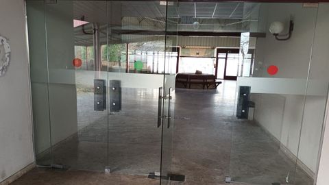 Entrada a la estación de buses de Vilalba.