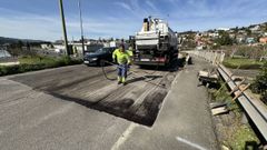 TRABAJOS DE REPARACIN DEL GRAN SOCAVN DE LA AVENIDA DE DOMINGO FONTN