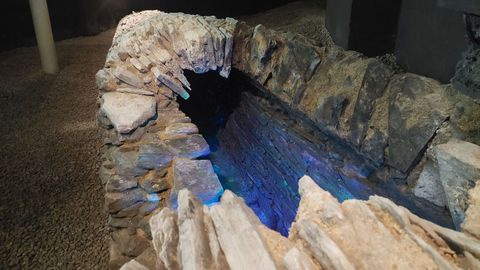 La cloaca romana de Lugo, con su sistema de bóveda