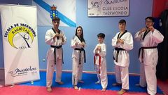 Salanova, Fari�a, Sande, Blanco y Veiga, antes de viajar al torneo