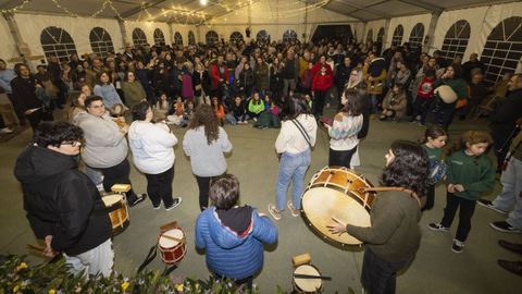 Foliada de Carcax�a, el pasado mes de marzo 
