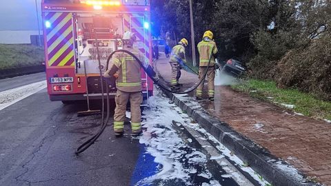 Imagen� de archivo de una intervenci�n de los bomberos